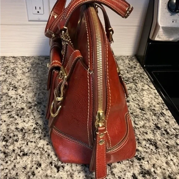 Coach Legacy Hampton Miranda Rare Burgundy Satchel 11085 Turnlock Bag Purse - Picture 11 of 11
